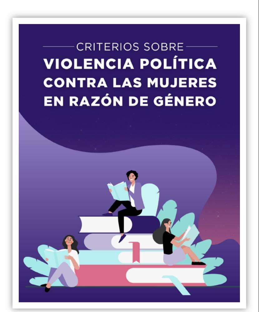 Libro Criterios Sobre Violencia Política Tribunal Electoral Del 4233